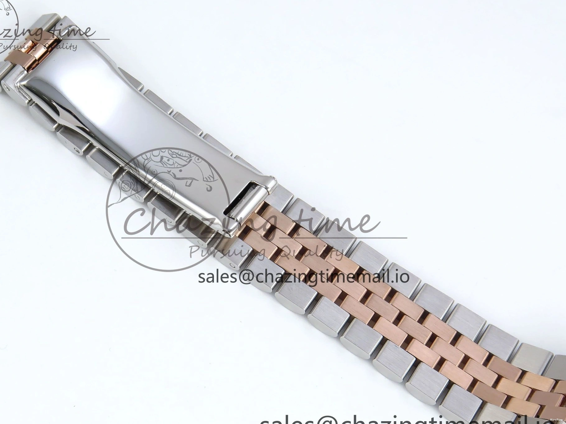 MiroTime 0102 QuickDry DateJust 31 278271 ARF 1:1 Best Edition 904L Steel White MOP Diamonds Dial on SS RG Jubilee Bracelet ETA 517